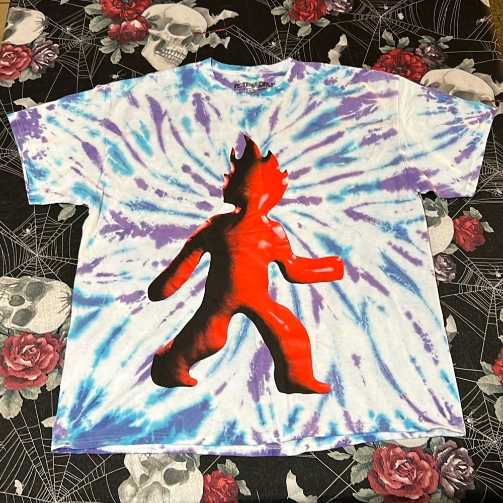 NEW 2021 TRAVIS SCOTT ASTROWORLD TOUR TIE DYE CACTUS JACK TEE SHIRT SZ MENS M L